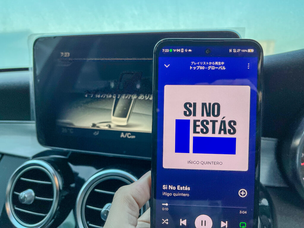 Android spotify　メルセデスベンツ